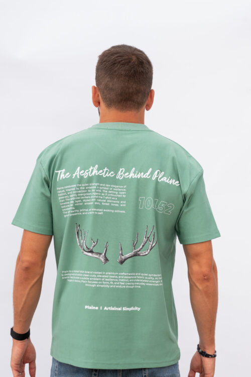 Oversized Script Green