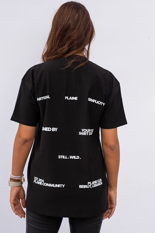 Oversized Statement Black