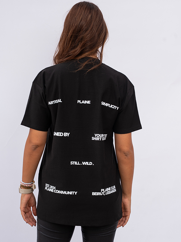 Oversized Statement Black