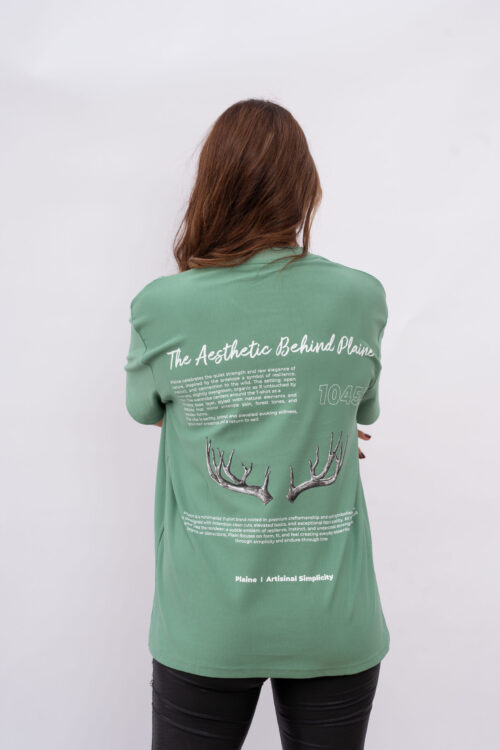 Oversized Script Green